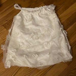 Girls tunic dress all white